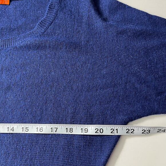 Feel the Piece Alpaca Blend Women’s Pullover Sweater Sz O/S Blue Dolmen Sleeves - Picture 8 of 10